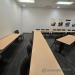 Blonde Modular Training Office Work Table w/ Black Legs